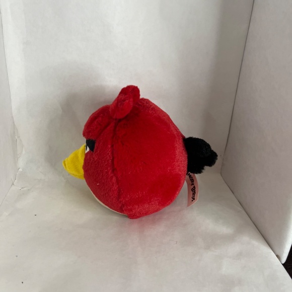 Angry Birds Red Bird Plush Stuffed Animal Doll w/Tush Tag 2010 Commonwealth toy - Picture 4 of 5